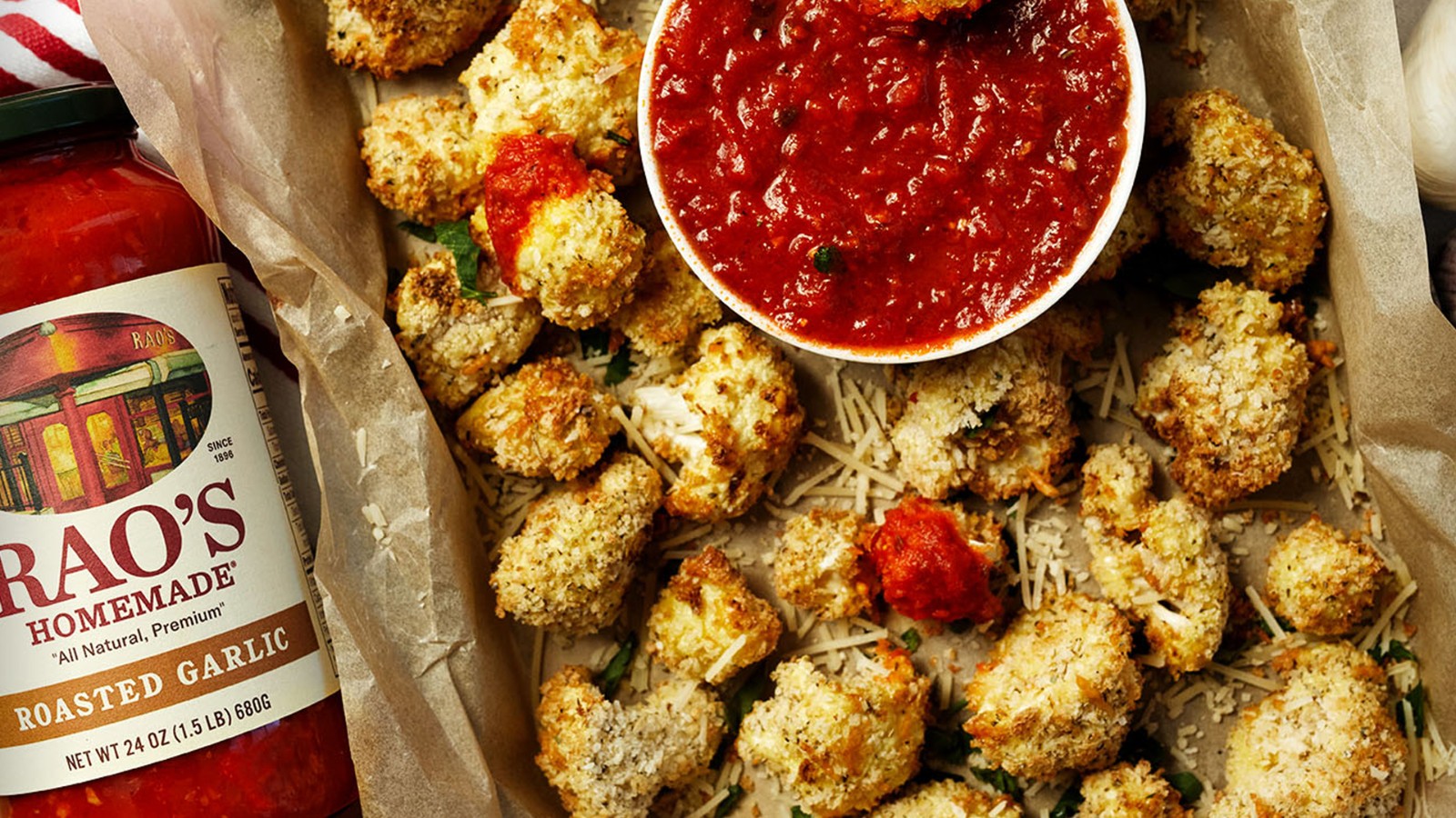 Image of Air Fryer Garlic Parmesan Cauliflower Bites