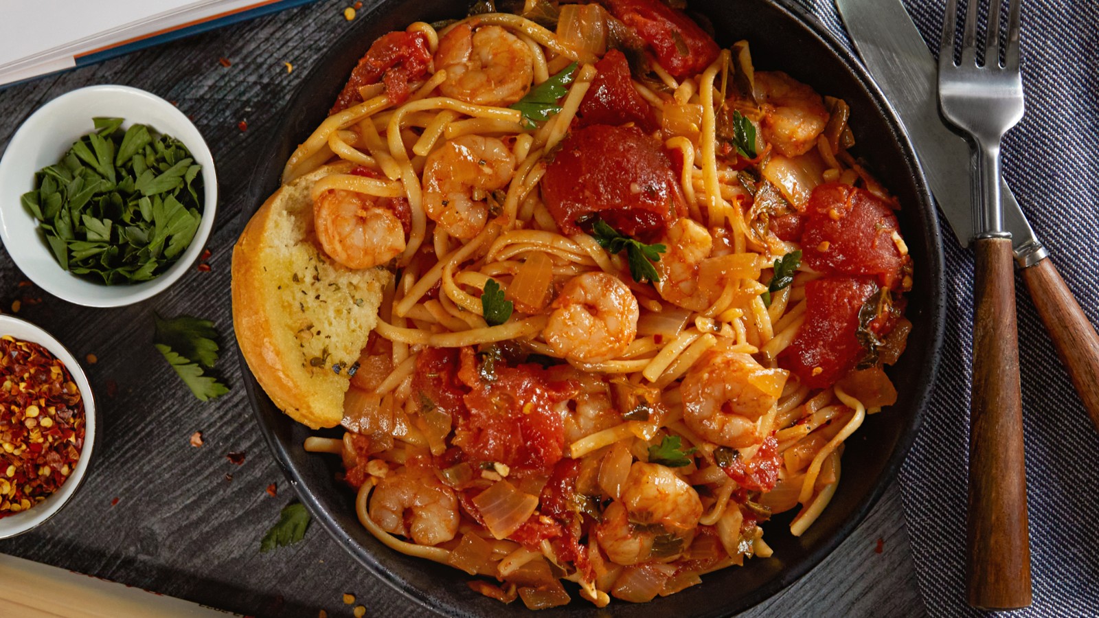 Image of Shrimp and Linguine Fra Diavolo