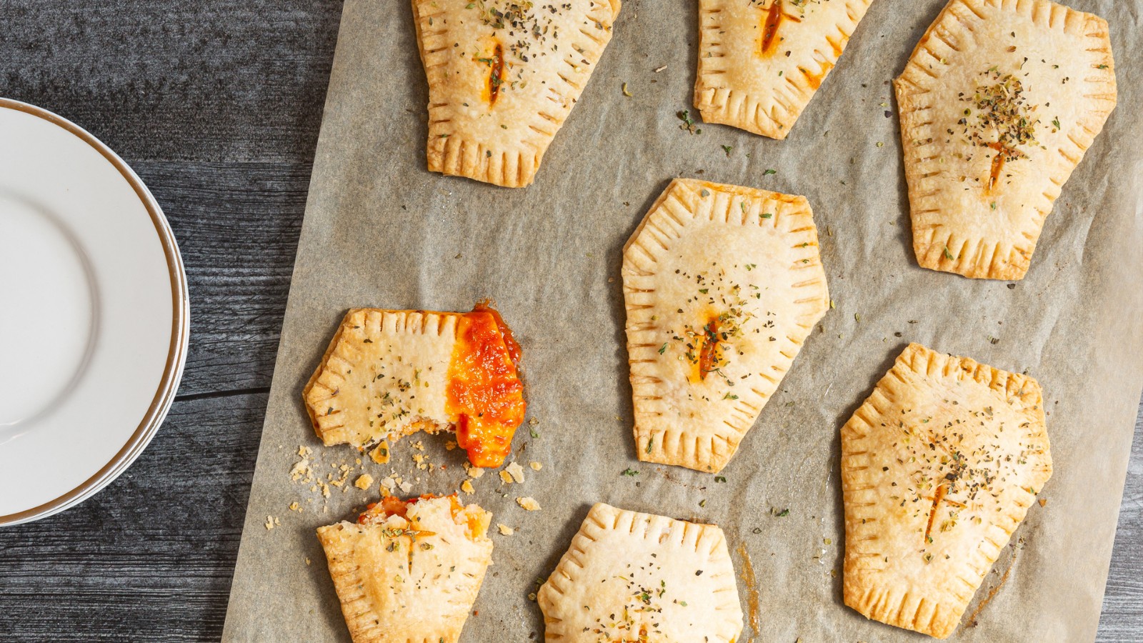 Image of Spooky Halloween Pizza Bites