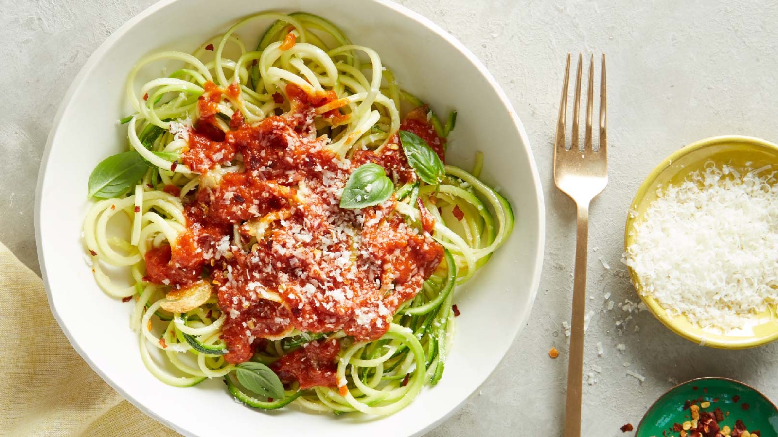 Image of Zucchini Noodles with Vodka Sauce