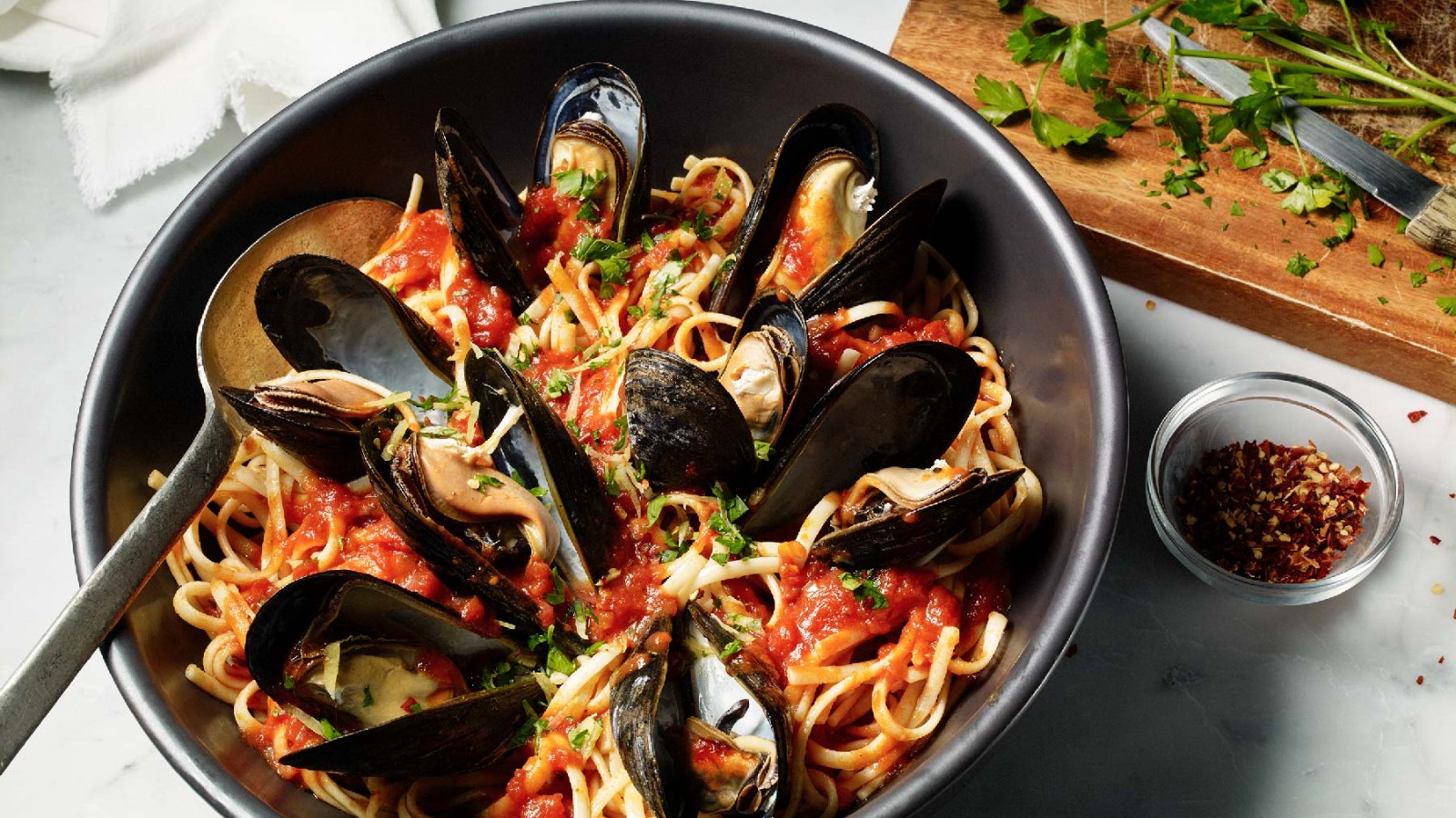 Image of Mussels in Rao’s Arrabbiata Sauce