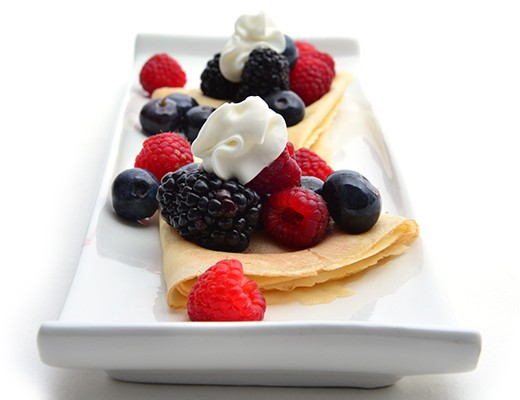 Image of Macerated Berry Crepes