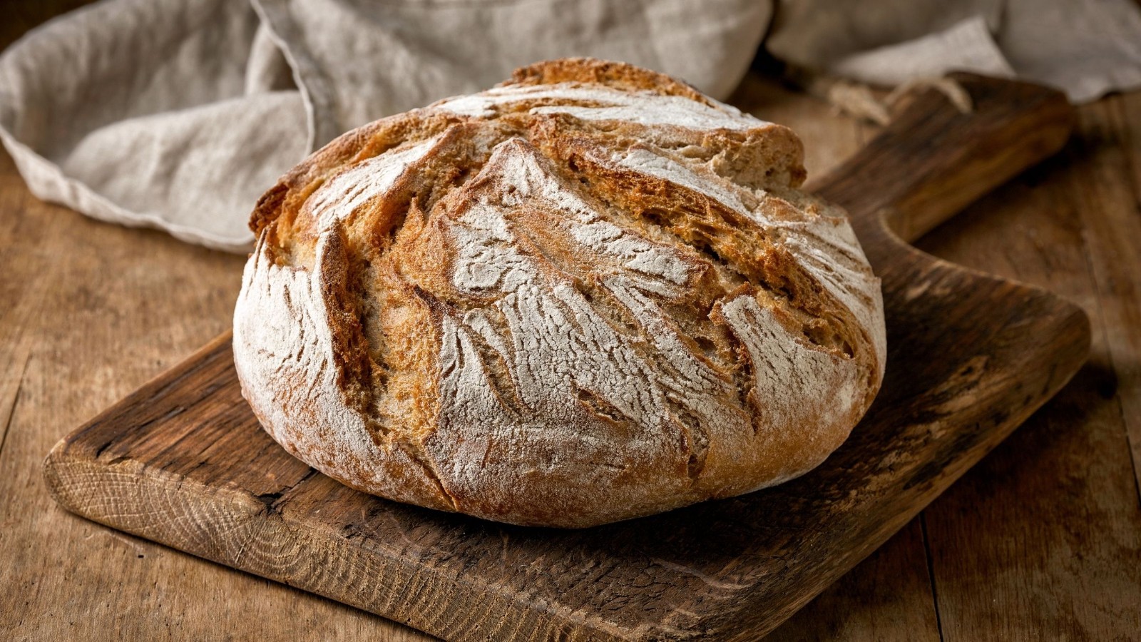 Image of Homemade Super Easy Tahini Bread (No Flour)