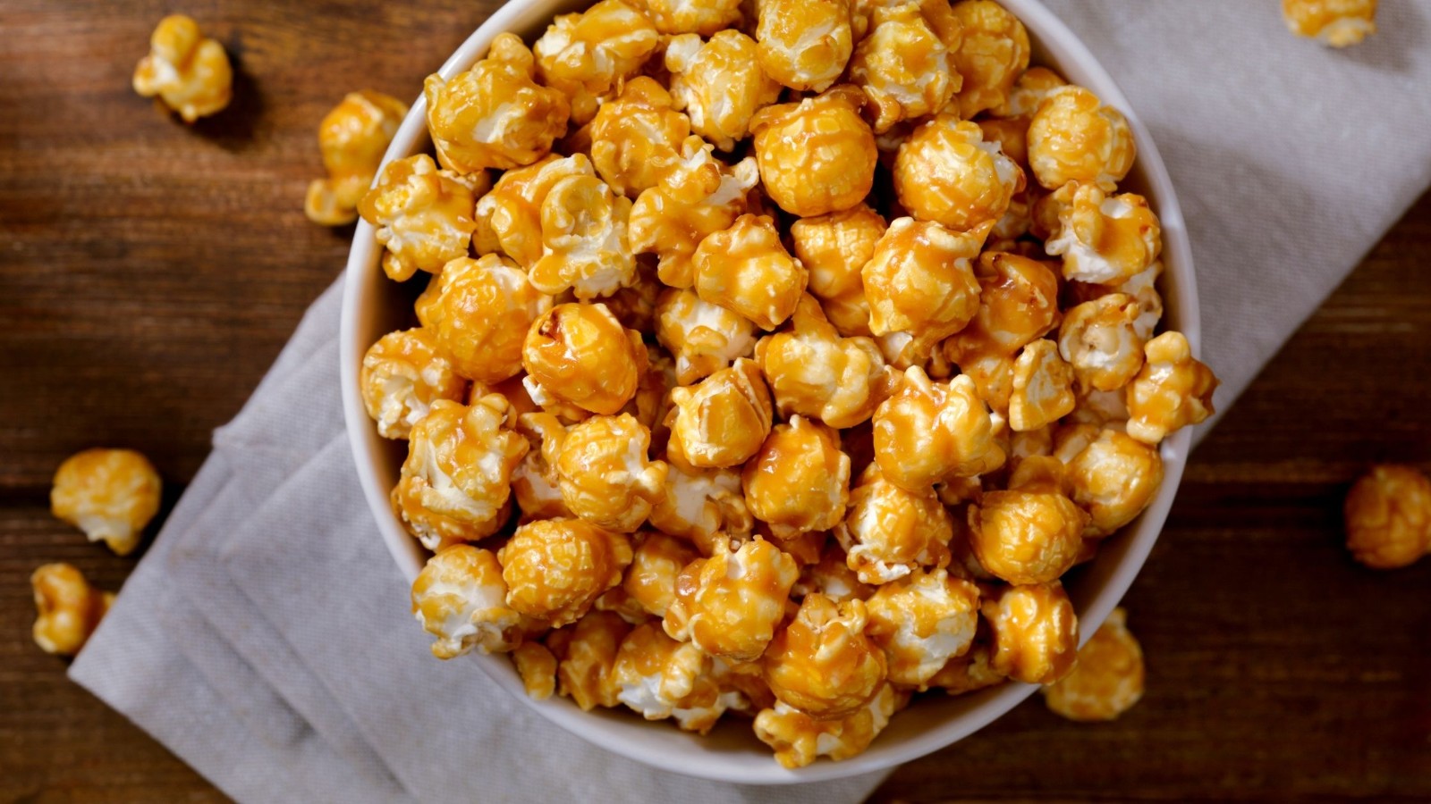 Image of Back To School Kid-Friendly Tahini Caramel Popcorn