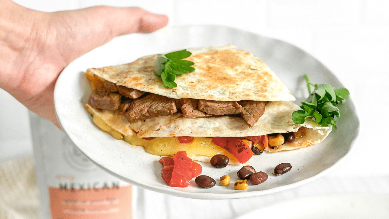 Image of 15 Minute Mexi Beef Quesadilla