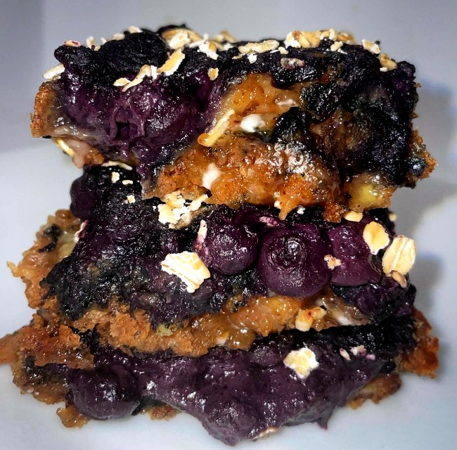 Image of BLUEBERRY CRUMBLE BARS