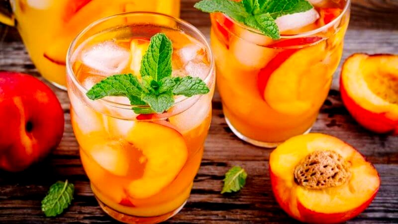 Image of White Wine Peach And Mango Sangria