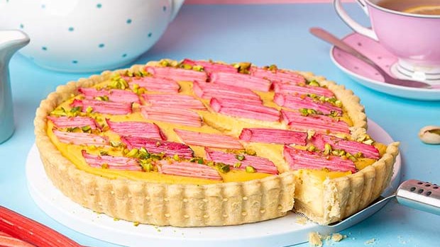 Image of Rhubarb and Custard Tart