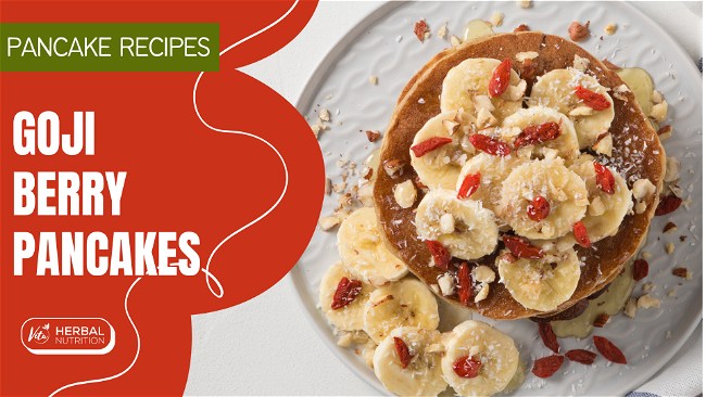 Image of Goji Berry & Banana Pancakes - Shrove Tuesday 2022 Recipes