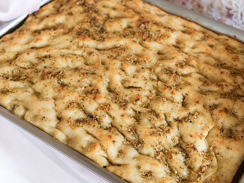 How To Make a 5-Ingredient Mini Loaf Pan Focaccia