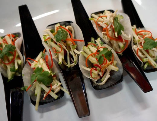 Image of Martin Yan’s Daikon Chicken Tacos