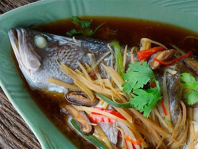 Image of Chinese New Year: Steamed Chinese Fish Recipe