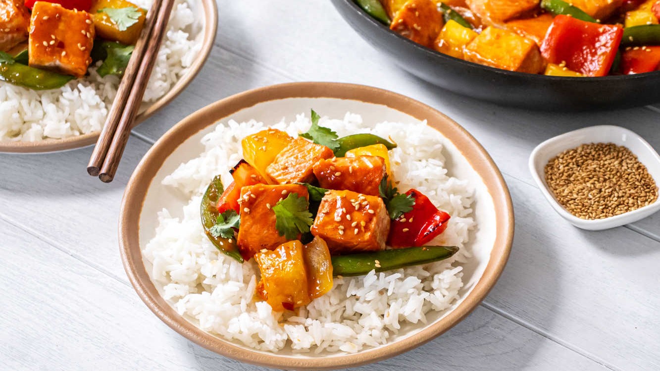Image of Sweet and Spicy Salmon Stir Fry