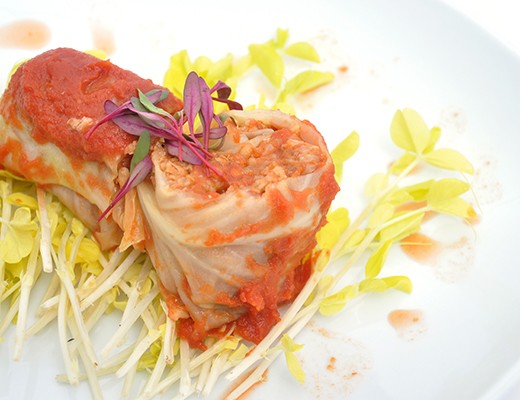 Image of Soy Taco Stuffed Organic Cabbage Rolls