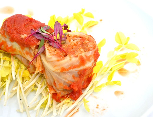Image of Soy Taco Stuffed Organic Cabbage Rolls