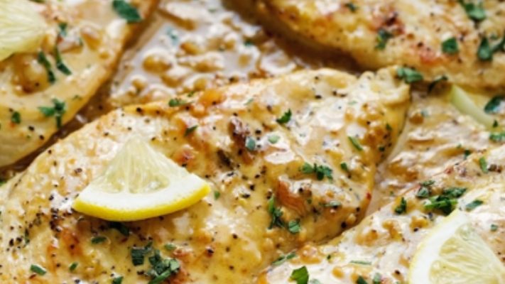 Image of Chicken with Garlic and Spring Onion Cream