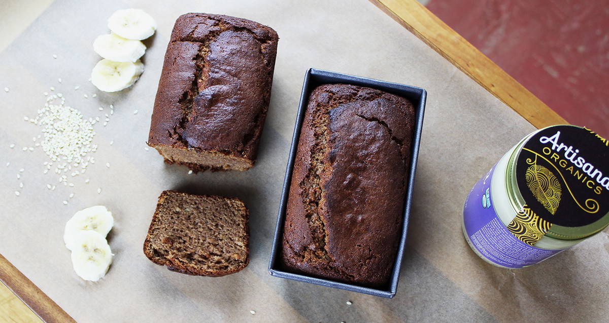 Paleo Tahini Banana Bread