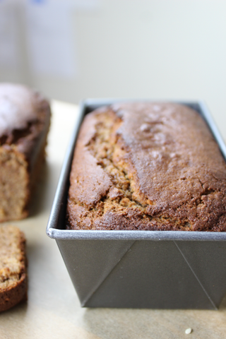 Image of Remove the loaf from the oven and allow it to cool in the pan.