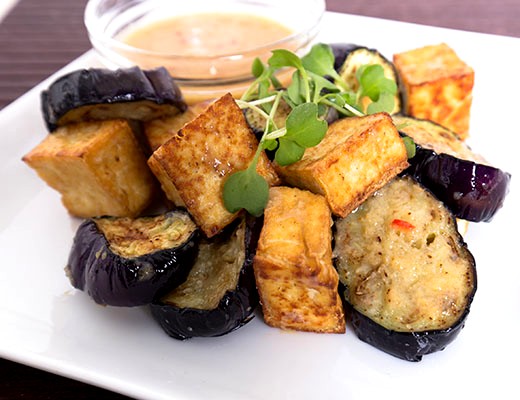 Image of Miso Dipped Tofu and Eggplant