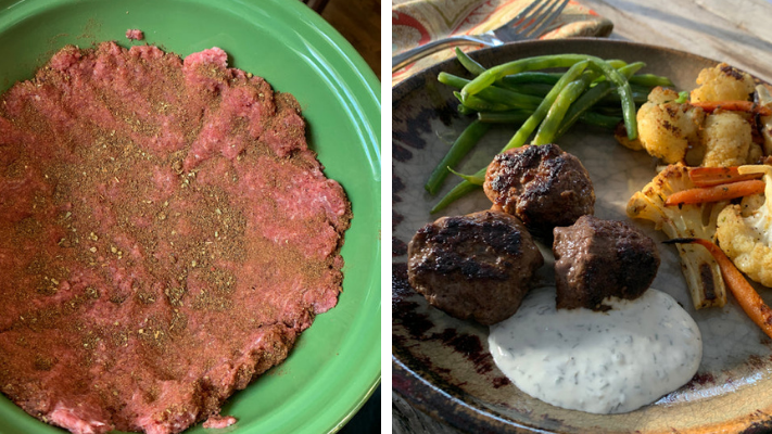 Image of  Middle Eastern Meatballs with Dill Sauce