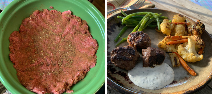 Middle Eastern Meatballs with Dill Sauce