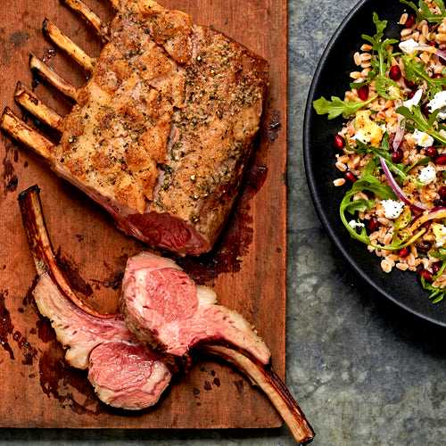 Image of Rack of Lamb with Farro Salad