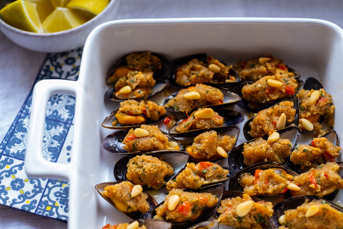 Cozze gratinate - gratinierte Miesmuscheln
