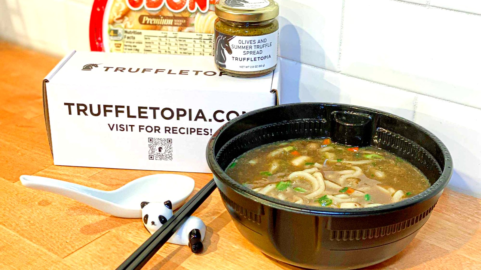 Image of 5-minute Truffle Udon Noodle Soup