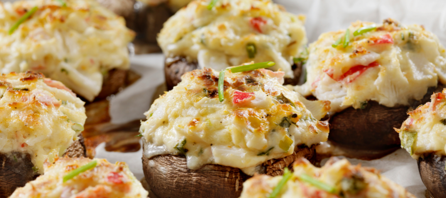 Sausage Stuffed Mushrooms - a LBD LG Recipe