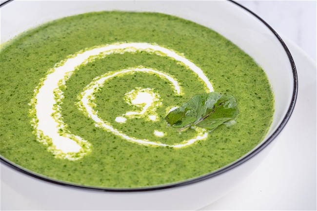 Image of Watercress and Spinach Soup
