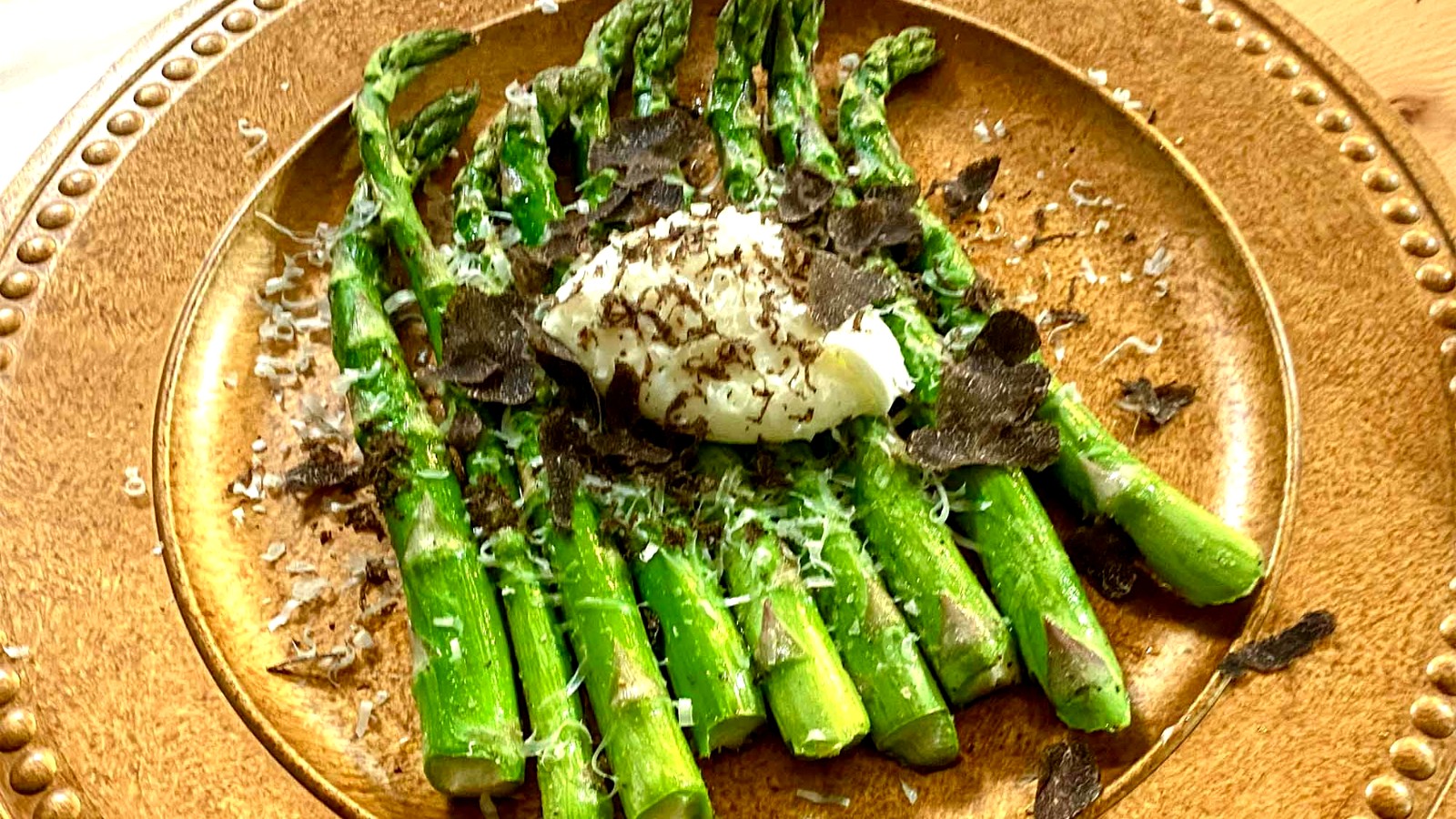 Image of Oven Roasted Truffle Parmesan Asparagus aka The Best Asparagus You'll Ever Taste