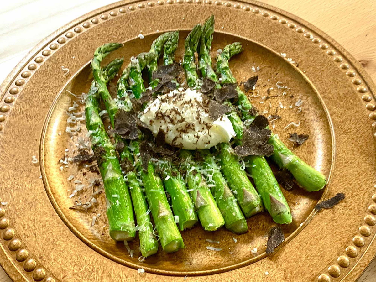 Oven Roasted Truffle Parmesan Asparagus aka The Best Asparagus You'll Ever Taste
