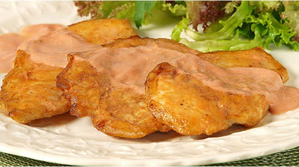 Image of Scaloppine in Creamy Tomato Sauce