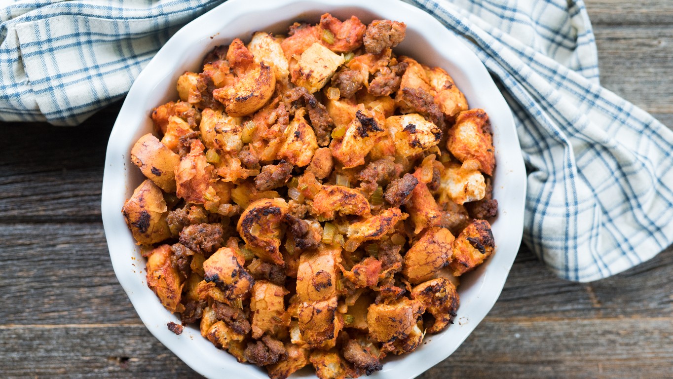 Image of Sausage and Bread Stuffing