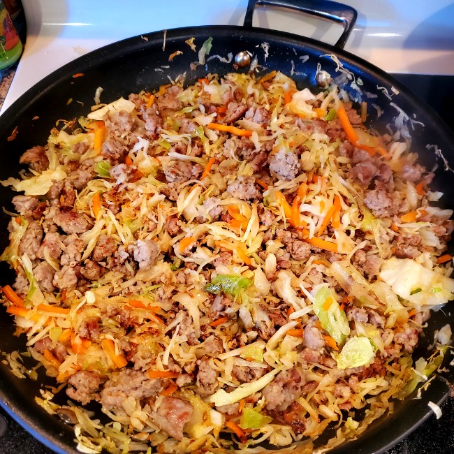 Image of Keto Egg Roll in a Bowl Recipe