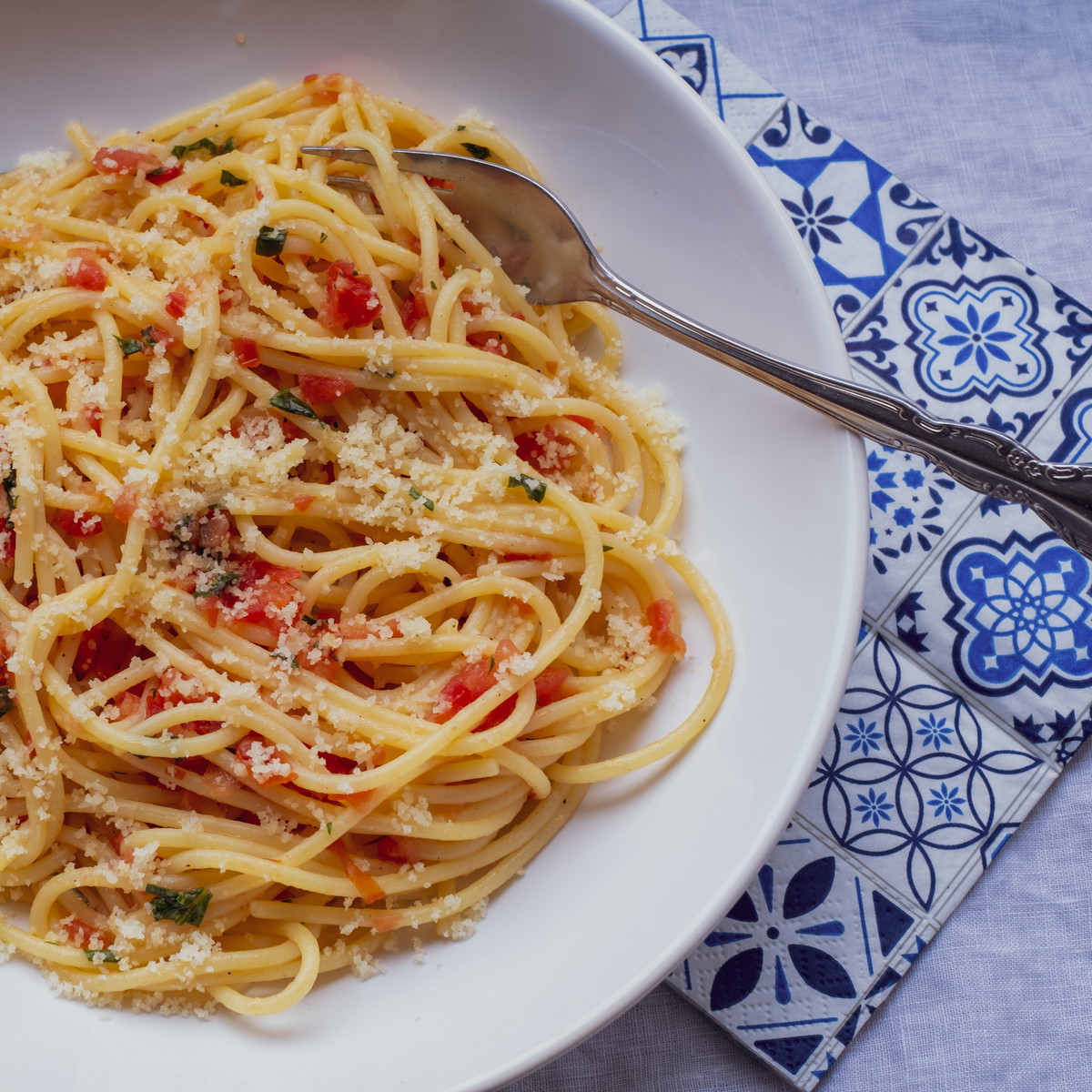 Pasta alla carrettiera - Pasta nach Kutscherart