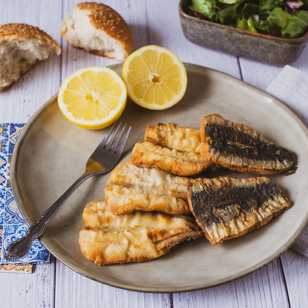 Sarde allinguate - marinierte & frittierte Sardinen