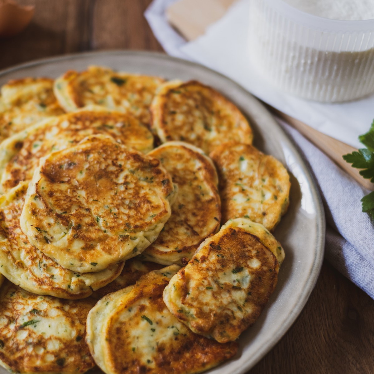Frittatine di ricotta - kleine Ricotta-Frittata