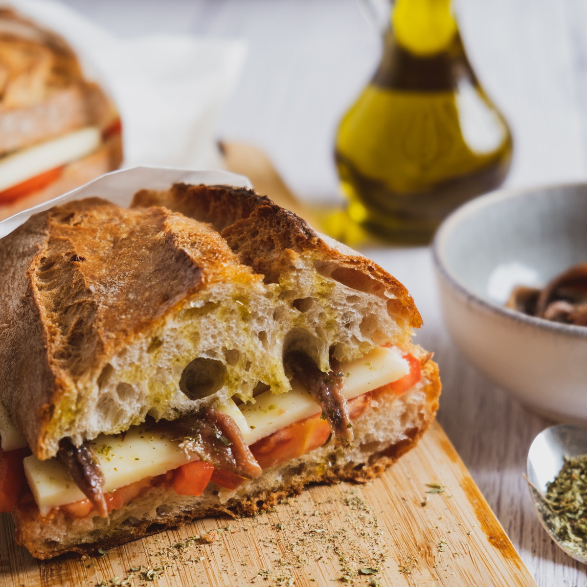 Pane cunzato - Sizilianisches Sandwich