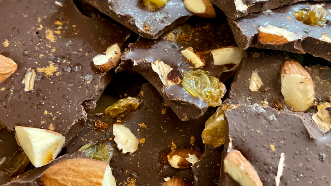 Image of Garam Masala Spiced Chocolate Bark