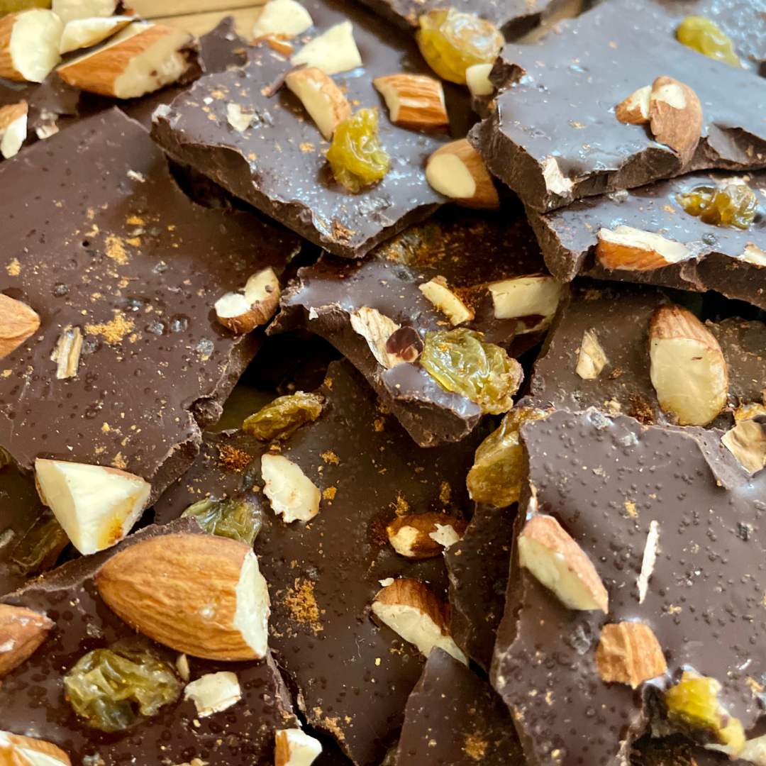 Garam Masala Spiced Chocolate Bark