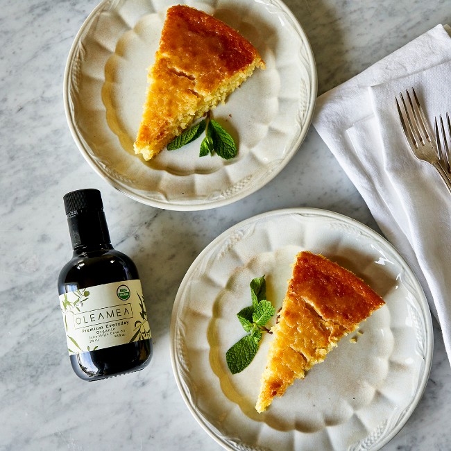Image of Lemon Olive Oil Skillet Cake