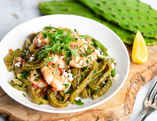 Image of Grilled Shrimp & Nopales Salad