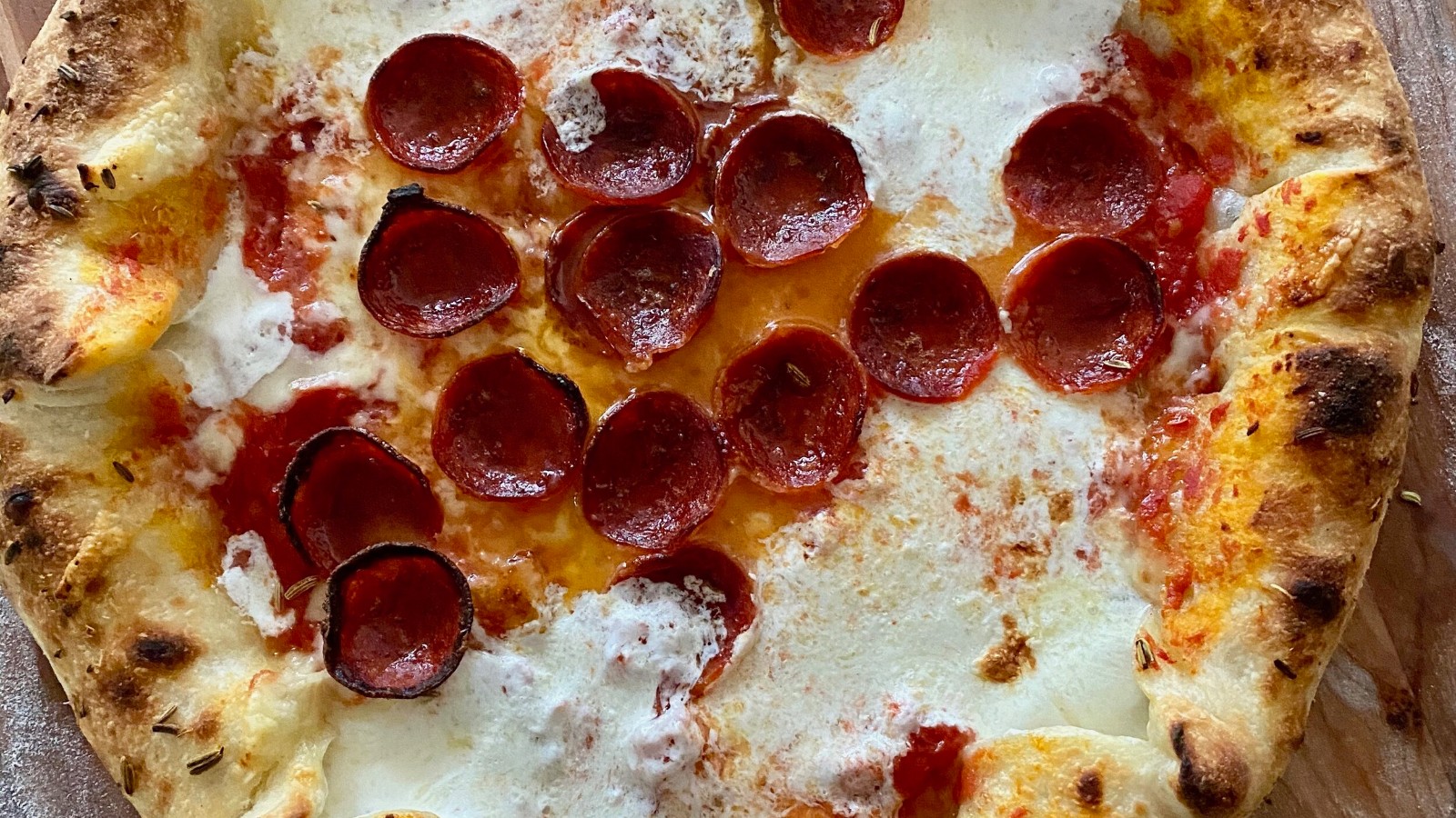 Image of Stuffed Crust and Pepperoni Pizza Recipe