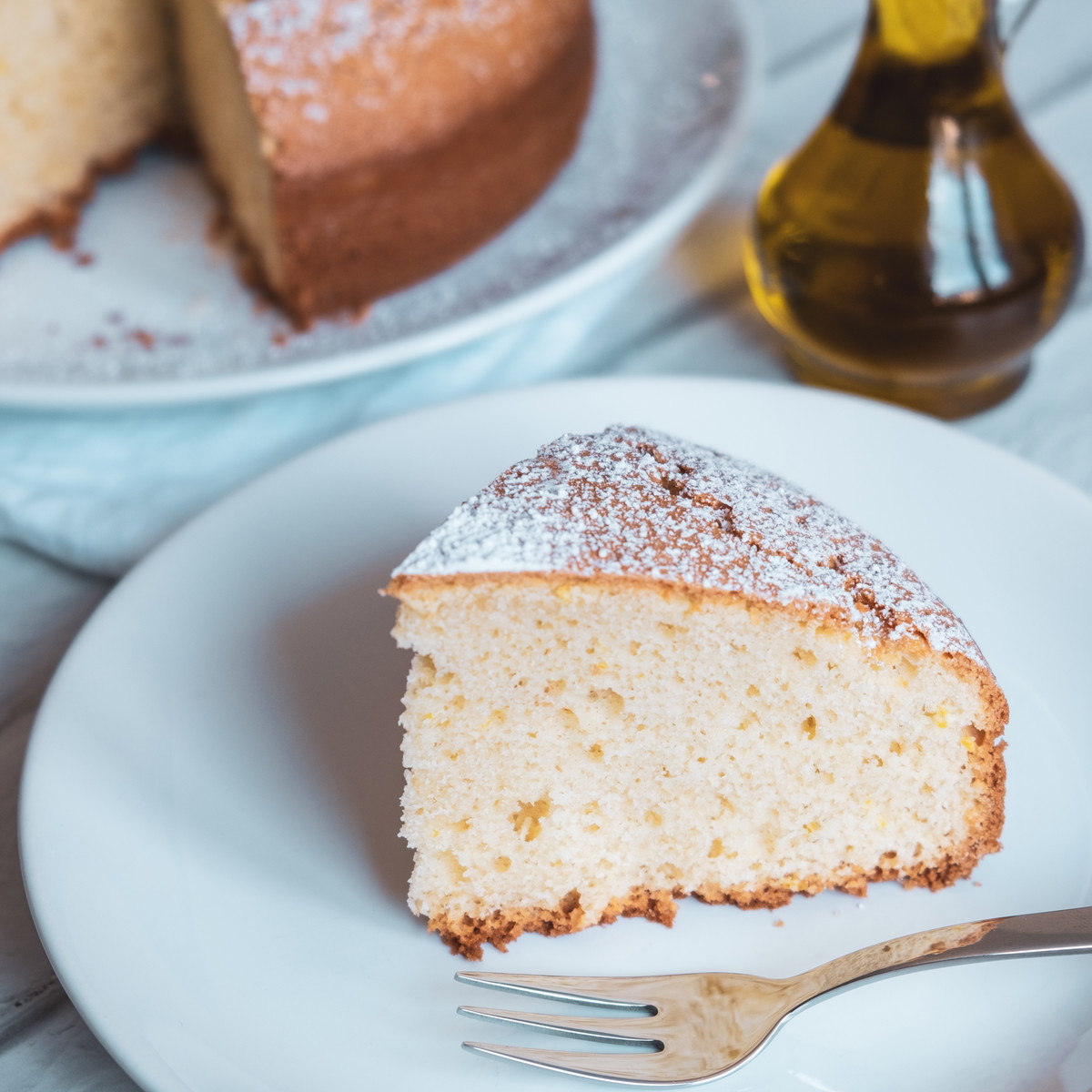 Torta con olio di oliva - Rührkuchen mit Olivenöl