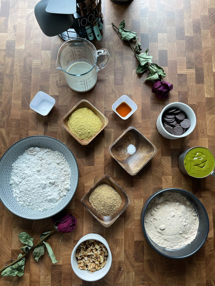 Image of Preheat oven to 325 degrees F & line a baking sheet with parchment paper.