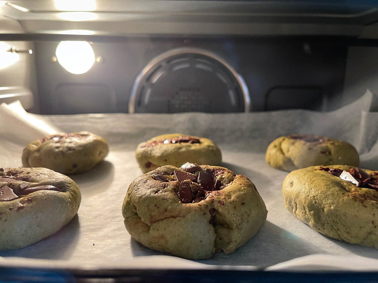 Image of Place in oven and bake for 10-12 minutes or until golden brown on top. Enjoy!
