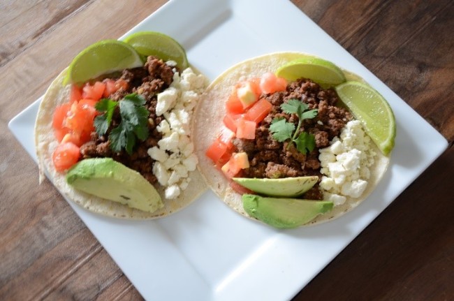 Image of Blue Cedar Beef Tacos