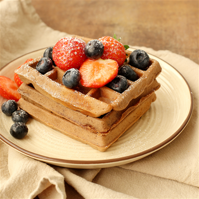 Image of Waffles de Avena Saludables