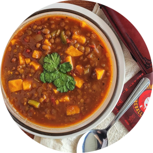 Image of FIREBALL LENTIL CHOWDER 